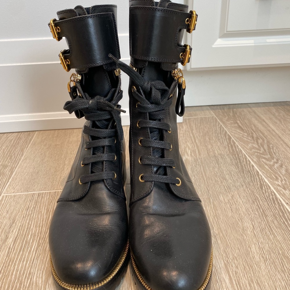 Sergio Rossi Combat Boots 39